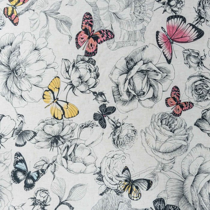 pink butterfly tablecloth